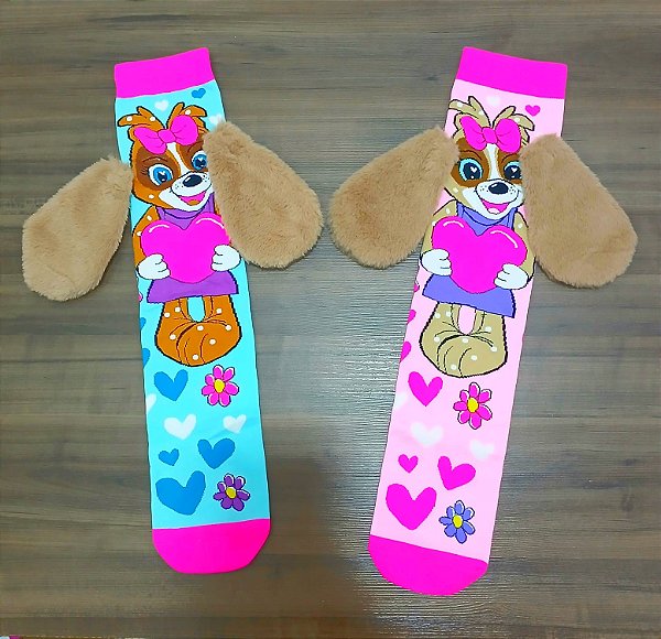 MEIA MALUCA 3D DIVERTIDA - CACHORRINHA 2