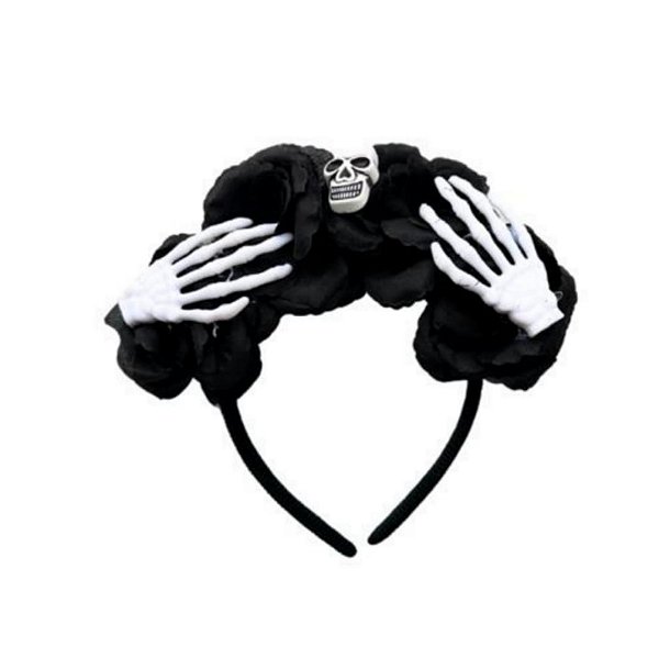 TIARA CAVEIRA MEXICANA PRETA