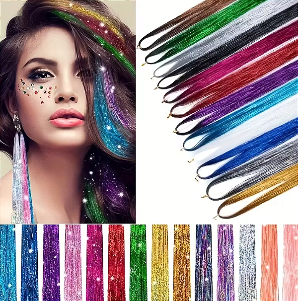 MECHA TINSEL PARA CABELO