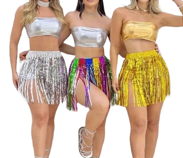 Saia Fitilho Metalizada - 40cm