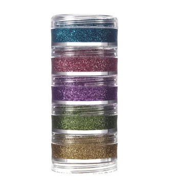Torre Glitter Cremoso Facial 5 Cores