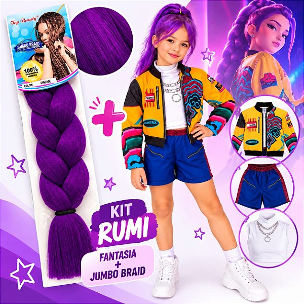 KIT RUMI - GUERREIRAS DO K-POP - FANTASIA + JUMBO