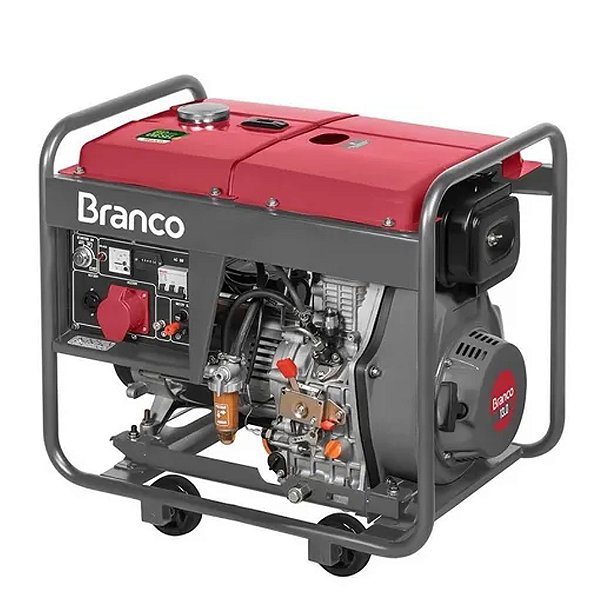 GERADOR.5 DIESEL BD 8500 MONOF. P ELETRICA BRANCO EF