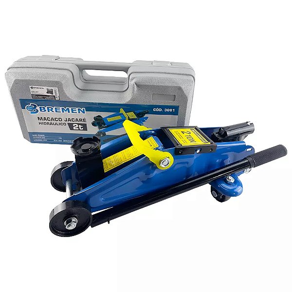 MACACO HIDRAUL. JACARE 2 TON C/ MALETA BREMEN