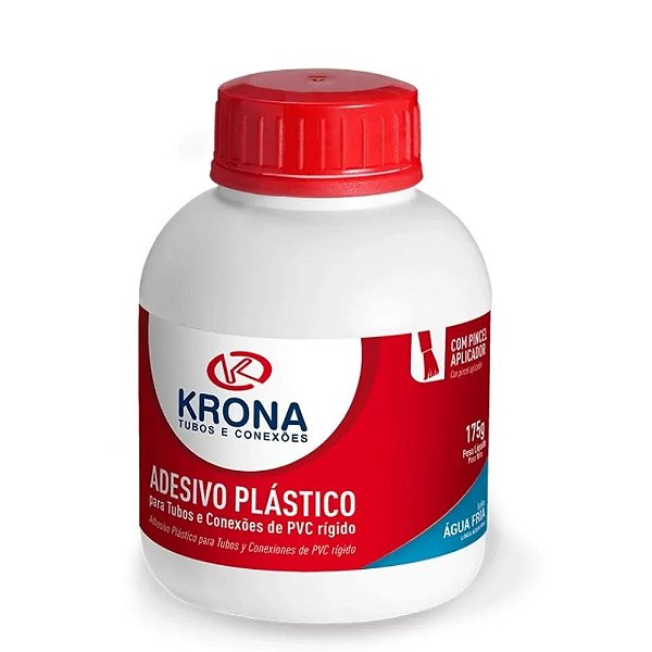 COLA ADESIVO P/TUBO PVC 175GR KRONA REF 518