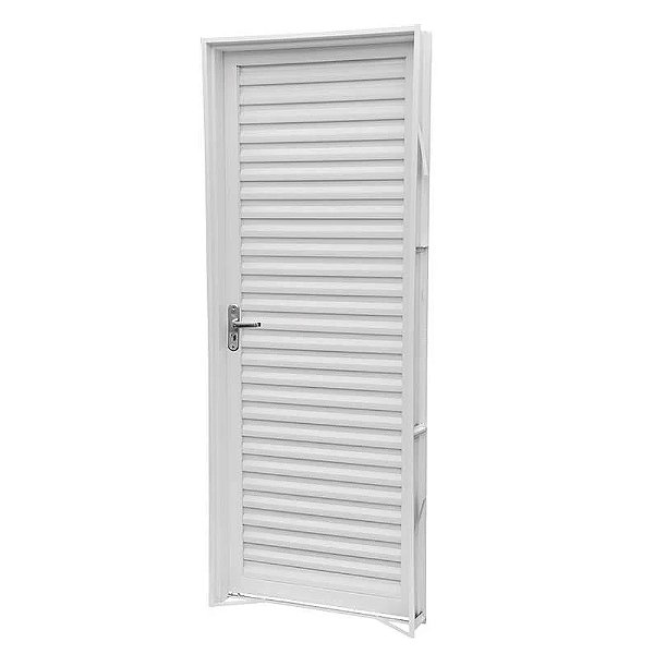 PORTA LAMINADA AL.BCO SOFT 37MM ESQ.. 215X84 BRASIL