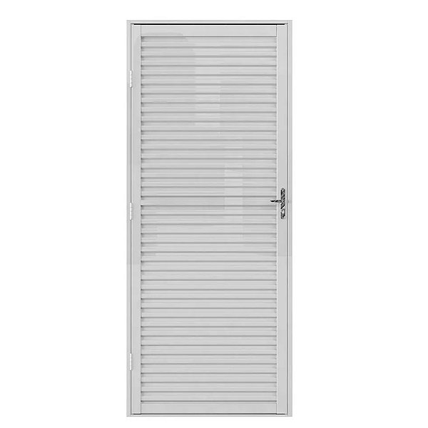 PORTA LAMINADA AL.BCO SOFT 37MM DIR. 215X84 BRASIL