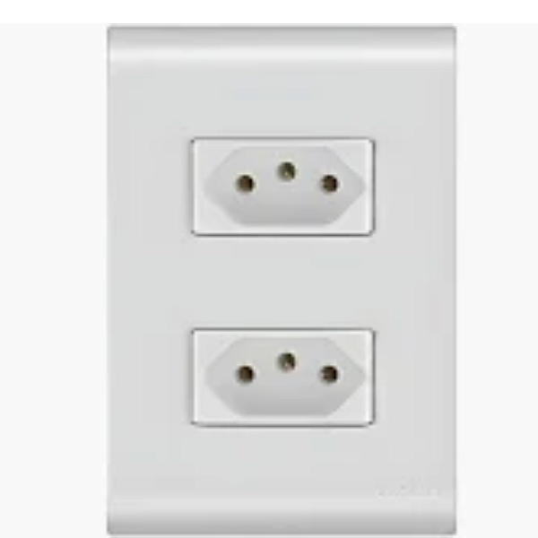 TOMADA EMB DUP 2P+T 10A LIZ BRA TRAMONTINA