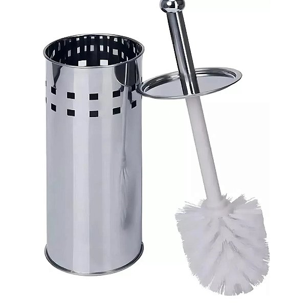 ESCOVA VASO SANIT C/SUPORTE INOX