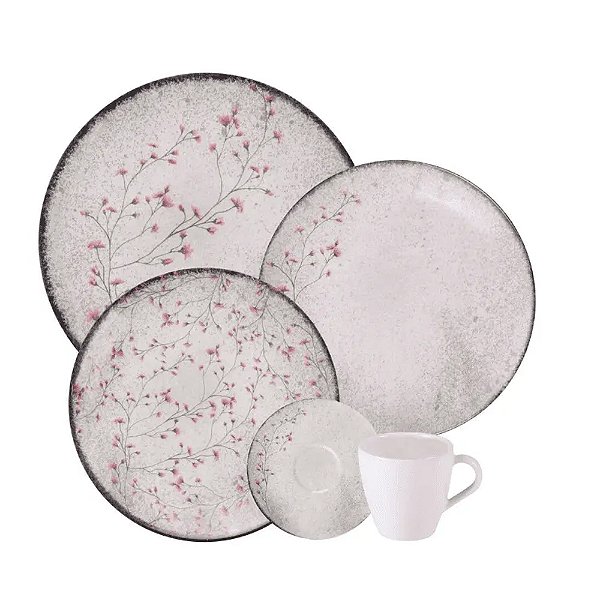 AP DE JANTAR 20PC FLORALIS PARDO TRAMONTINA