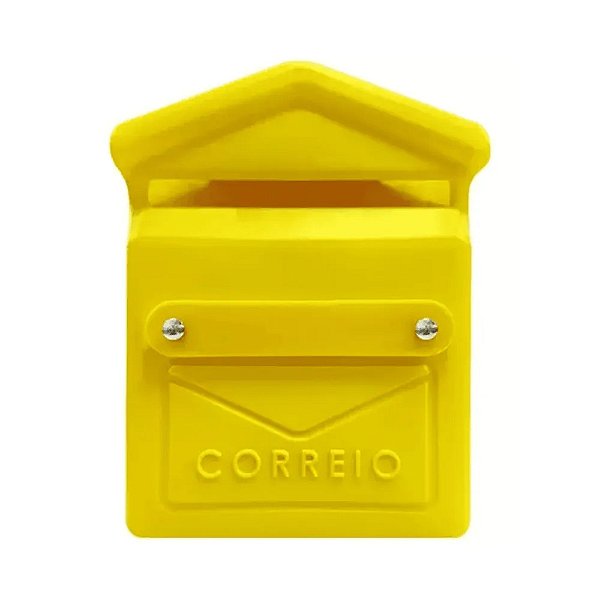 CAIXA CORREIO PVC 8472 AMARELA .1