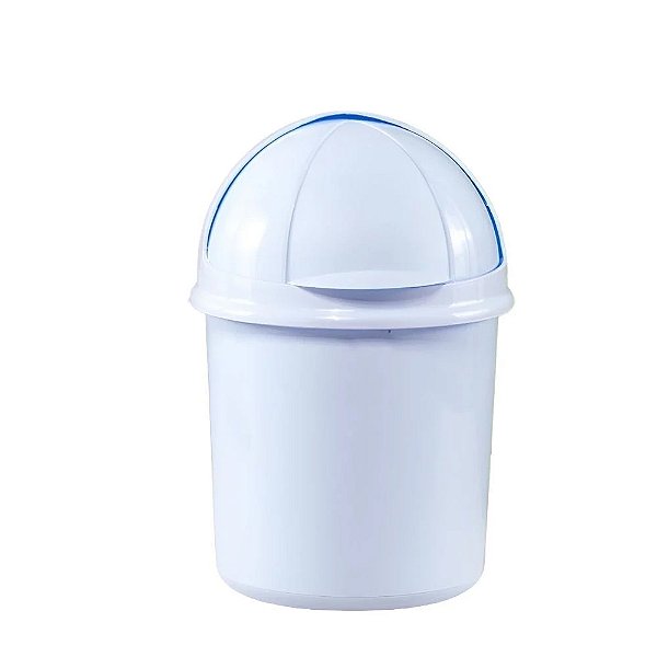 LIXEIRA RETRATIL 4,1L BRANCA PLASVALE