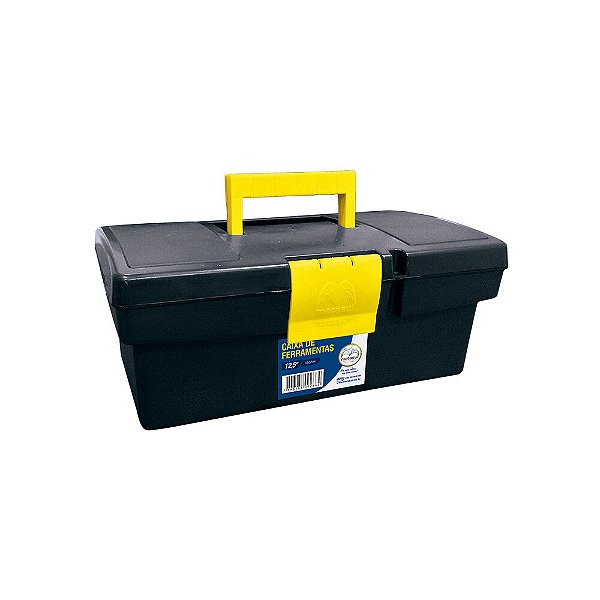 CAIXA FERRAMENTA PLASTICA C/GAVETA 12,5'' METASUL .