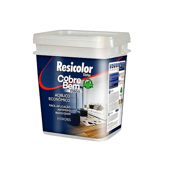 TINTA RESIC LATEX ACRIL PROFISS BRANCO 18L .1