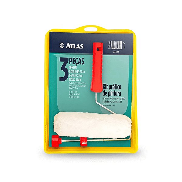KIT BASICO DE PINTURA 3PCS ATLAS REF1001 . ;