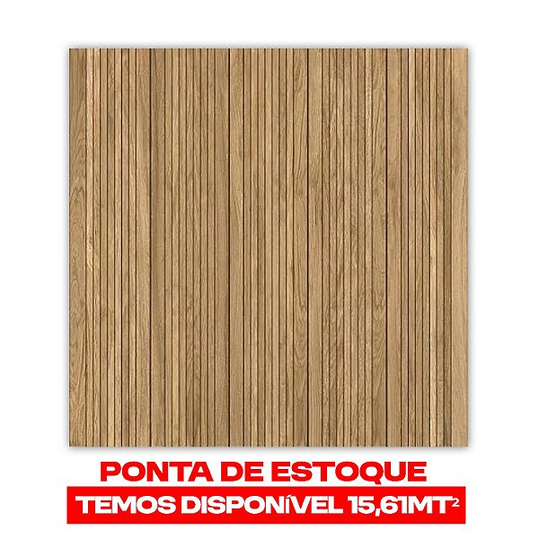 PORCELANATO RET GR 61X61 DOM CANELA GAUDI