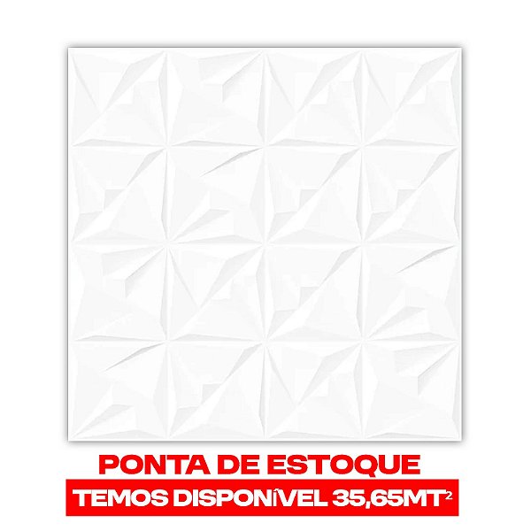 PORCELANATO RET AC 72X72 REF.72056 WHITE VIA ROSA