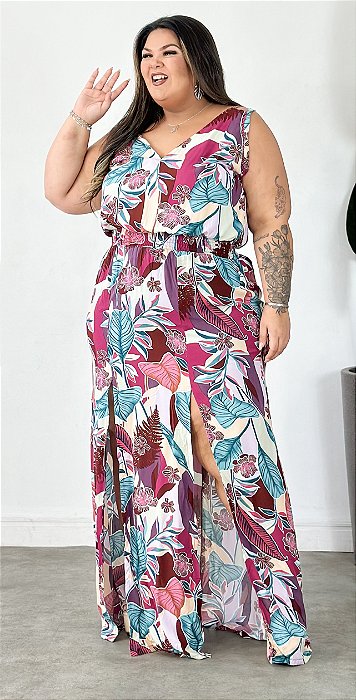 VESTIDO LONGO FENDHY LUNA