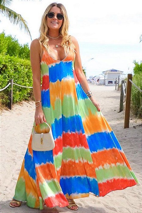 VESTIDO REGATA TIE DYE MIAMI | NEXT STOP BLESSED CÓDIGO: KM212210