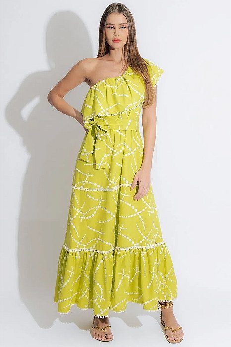 Vestido Ombro Faixa Eduarda Lima