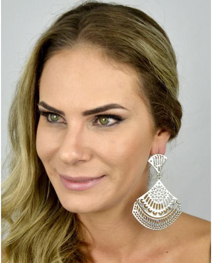 Maxi Brinco Prateado Milena