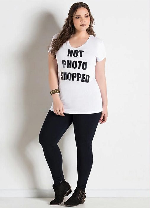 Calça Legging Preta Plus Size