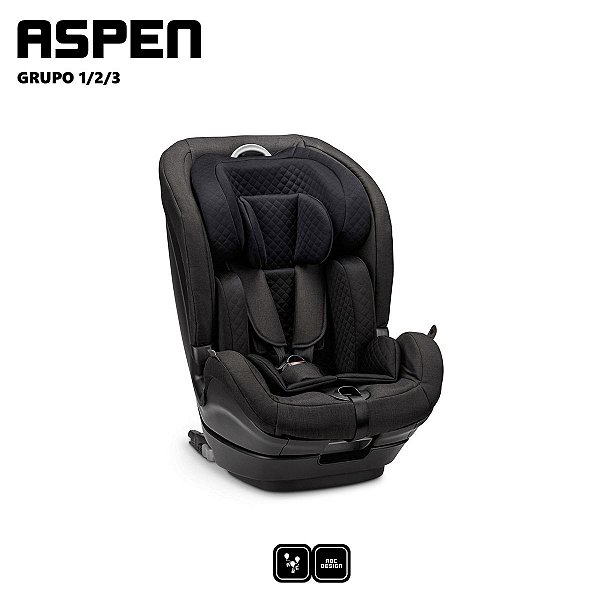 Cadeira para Auto Aspen Black - ABC Design