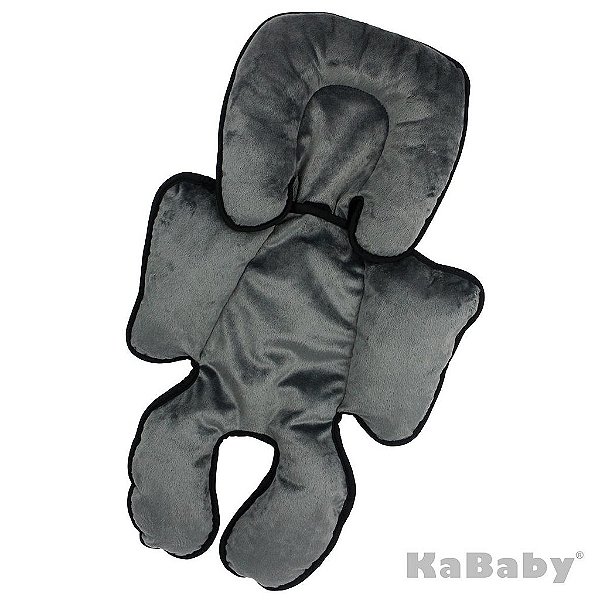 Almofada Suporte para Bebê Conforto Cinza - Kababy