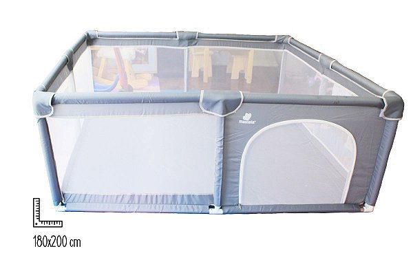 Cercado Playpen 180x200 Cinza - Mastela