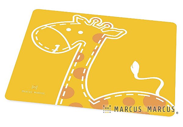 Jogo Americano em Silicone Girafa - Marcus&Marcus