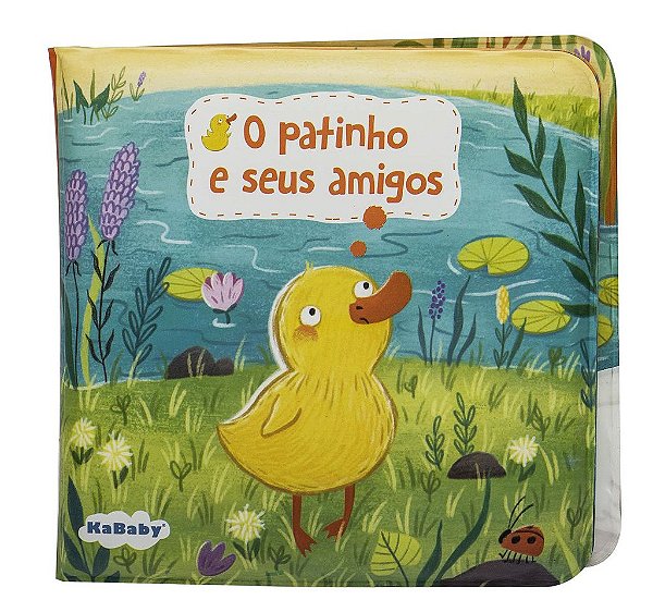 Livro de Banho Magic Color Patinho Amarelo - Kababy