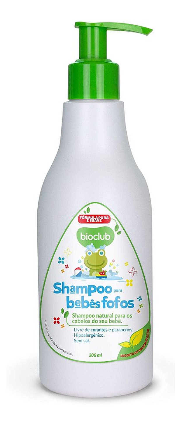 Shampoo Infantil com Keratina sem Sal 300 ml - Bioclub Baby