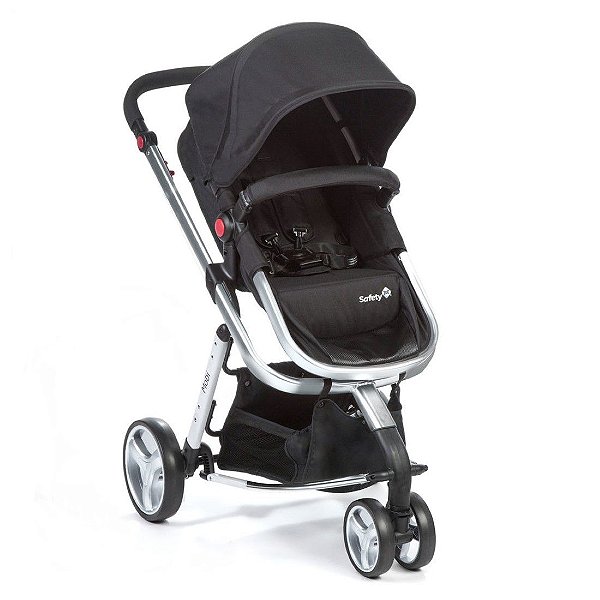 Carrinho de Bebê Mobi Safety 1st Black & Silver