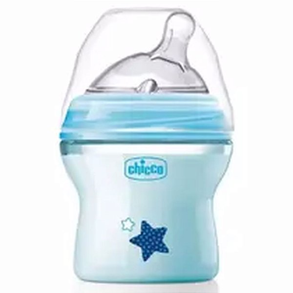 Mamadeira Step Up 0M+ 150ML Fluxo Normal Chicco Azul