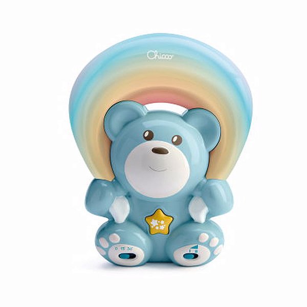Luminária e Projetor Rainbow Bear Chicco Azul