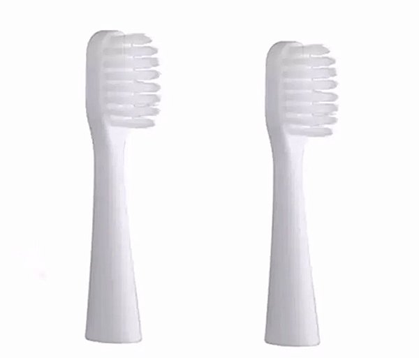 Refil Para Escova De Dente Elétrica Chicco 2 Unidades Branca