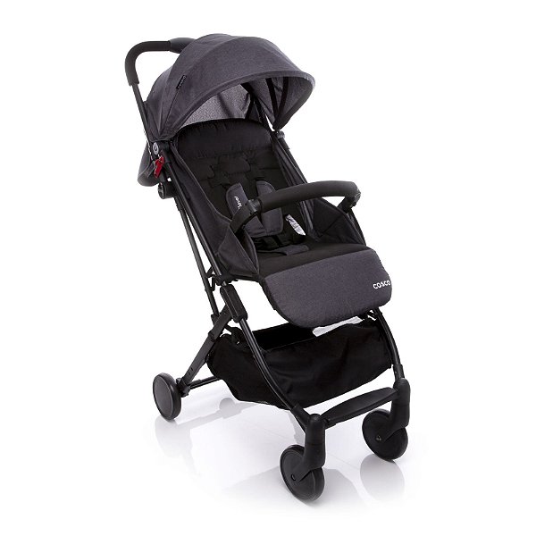 Carrinho de Bebê Pocket Clever Cosco - Preto Mescla