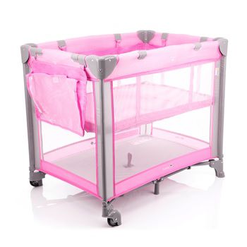 Berço Mini Play Safety 1st pop pink