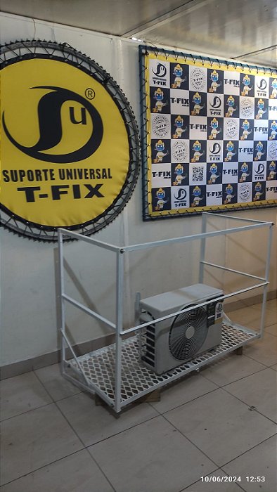 " Preço abaixo de Referência do metro linear! Plataformas de Aço T-FIX – Solução Segura e Eficiente para Instalação Condensadoras de Ar-Condicionado Split em Prédios"