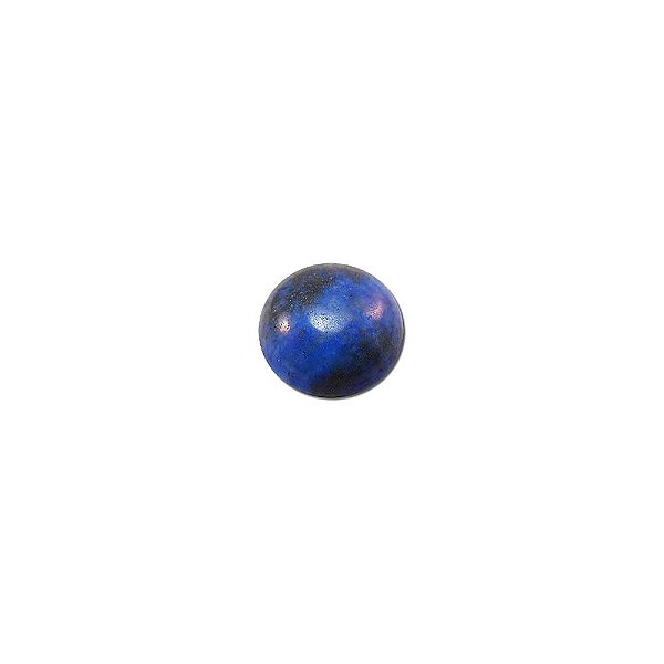 10-0178 - Pacote com 10 Pedras Ágata Azul Chaton Redondo 14mm