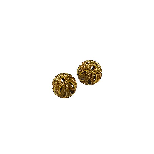 01-0702 - Pacote com 100 Bolas Diamantadas com Recortes 14mm