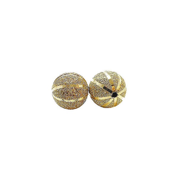 01-1478 - Pacote com 100 Bolas Diamantadas com Riscas Verticais 12mm