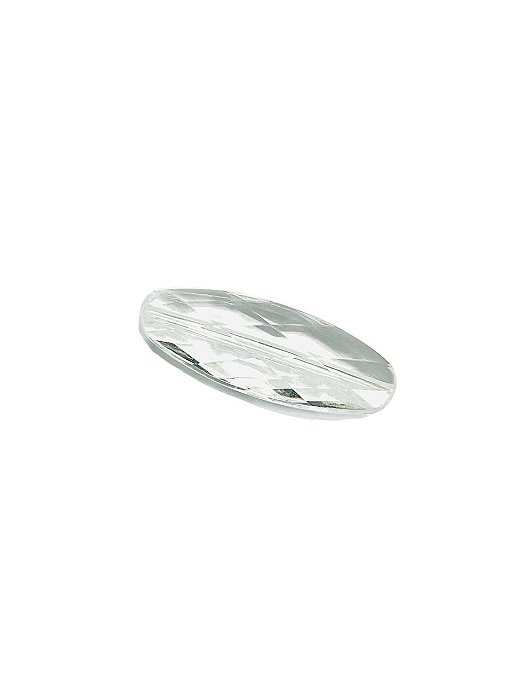 05-1097 Pacote com 1kg de Acrílico Facetado Oval 39mmx15mm