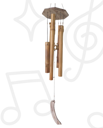 Mobile Sino Dos Ventos De Bambu Feng Shui  62cm