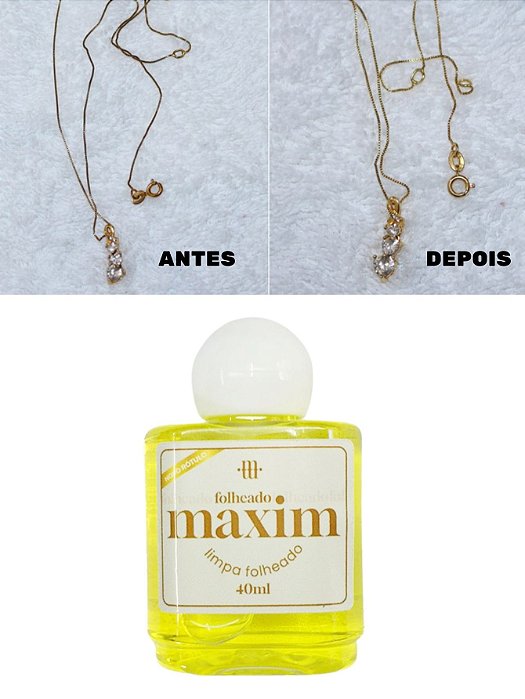 Limpa Chapeados Semijóia Maxim 40m Banhado Folheado Original