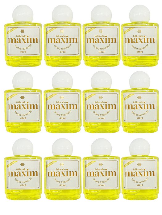 Kit 20 Limpa Chapeados Semijóias Folheados Maxim 40ml Atacado Revenda