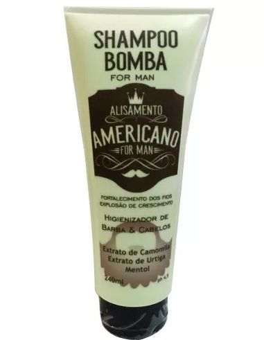 Shampoo Bomba - Alisamento Americano - 240ml