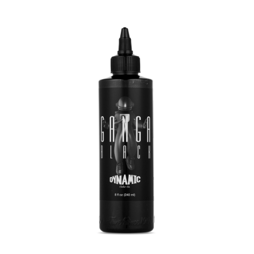 Tinta Dynamic Ganga Black Tattoo Ink - Preto - 240ml