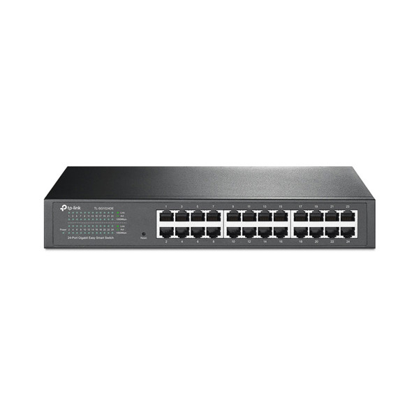 Switch Gigabit 24 Portas RJ45 (10/100/1000Mbps) Inteligente TP-Link TL-SG1024DE