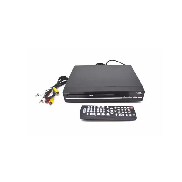 Aparelho Dvd Player Knup KP-D120 Rca 2.0 Canais Usb Mp3 Cd Ripping Display Led Controle Preto Bivolt